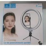 RING LIGHT 8 POLEGADAS USB LED COM TRIPE DE MESA - LEY-271