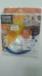 PATCH CORD U/UTP SOHOPLUS CAT.6 CMX 1.5M AZUL CLARO
