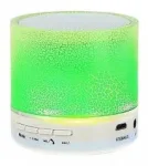 CAIXA DE SOM BLUETOOTH COM LED RGB CRACKELADO EXBOM - CS-A12BT